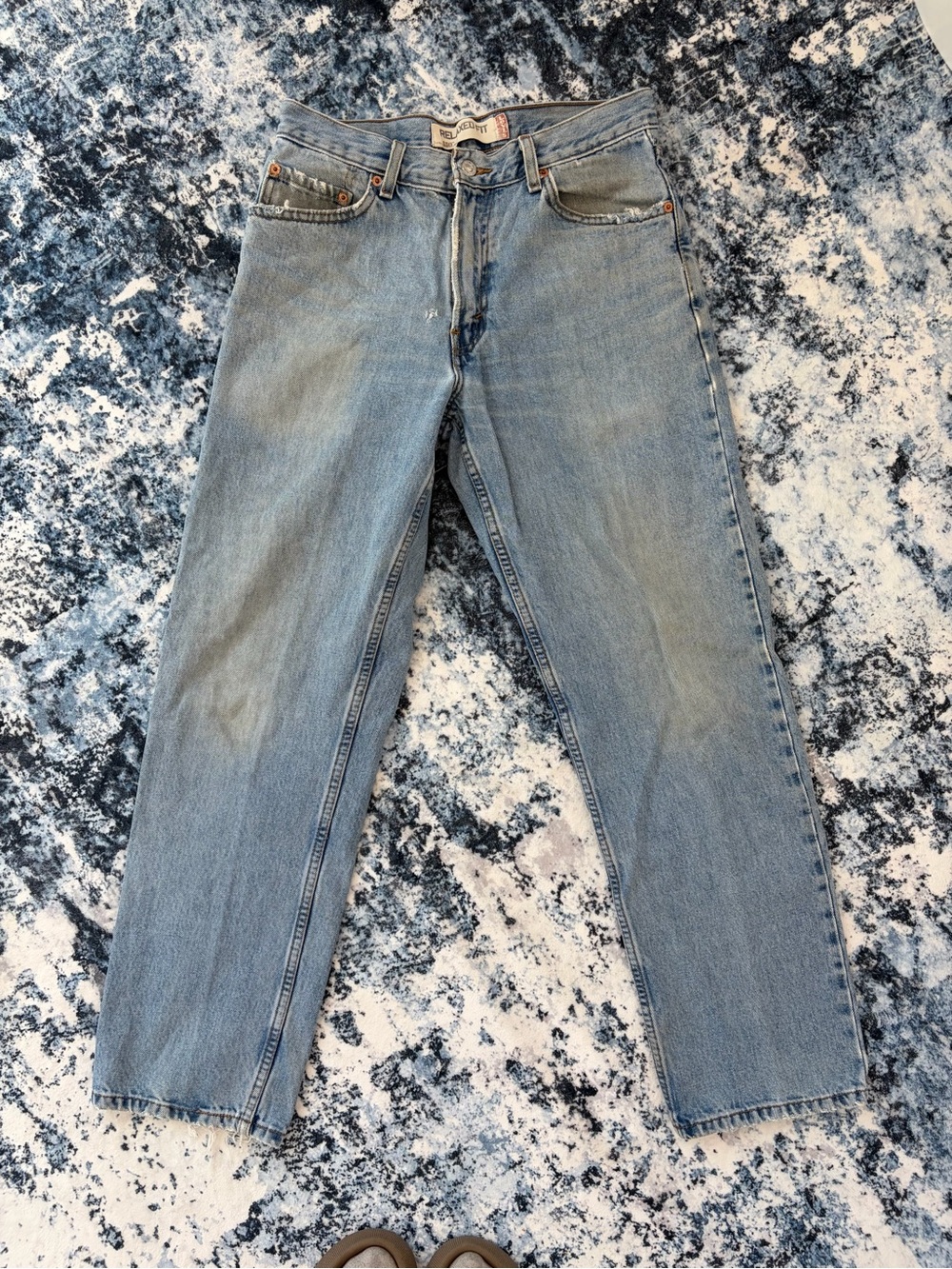 Vintage Levi’s 550 Relaxed Fit Jeans W30 L30 100% Cotton Light Wash Y2K - Picture 2 of 9